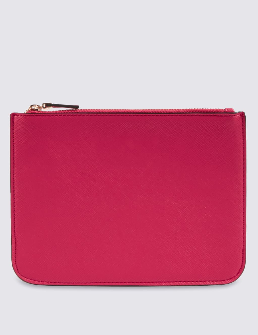 Faux Leather Clutch Pocket Tote Bag M S Collection M S