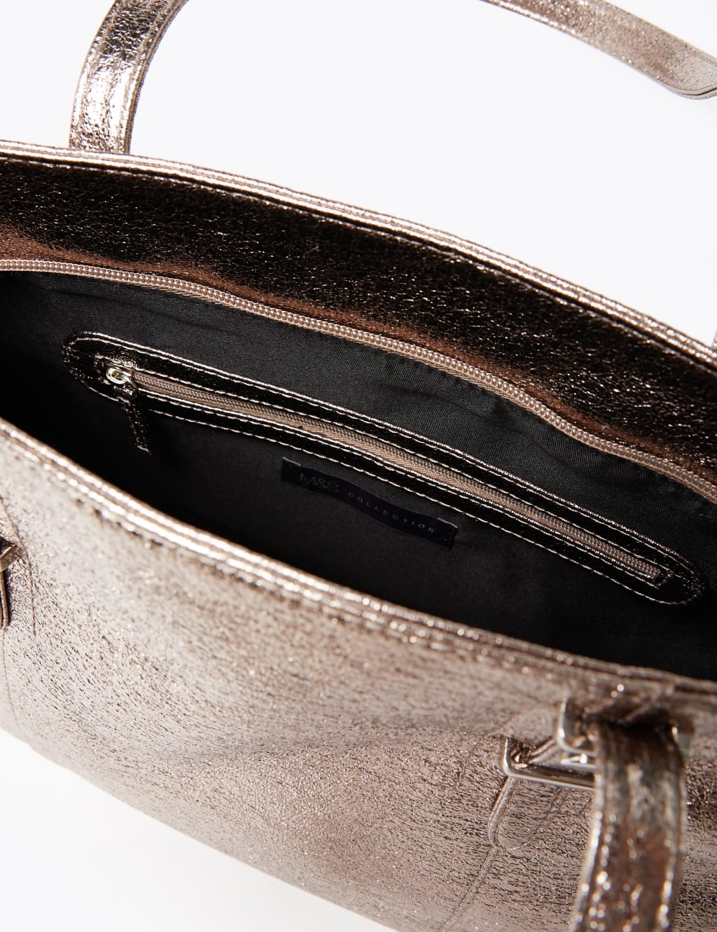 Metallic Tote Bag M S Collection M S
