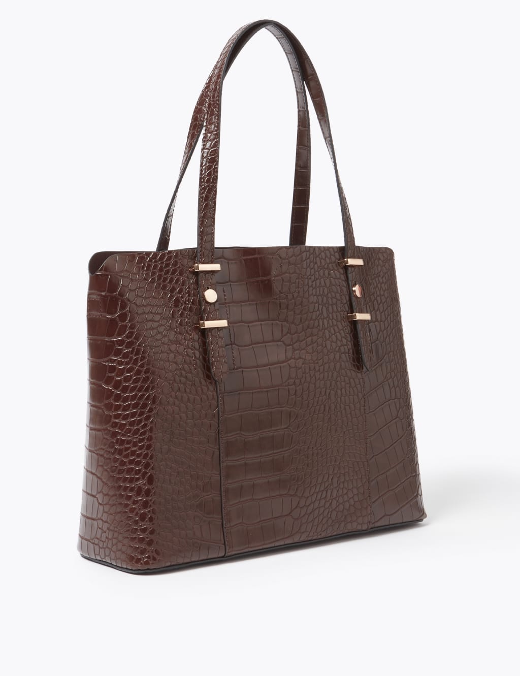 Crocodile print tote bag outlet