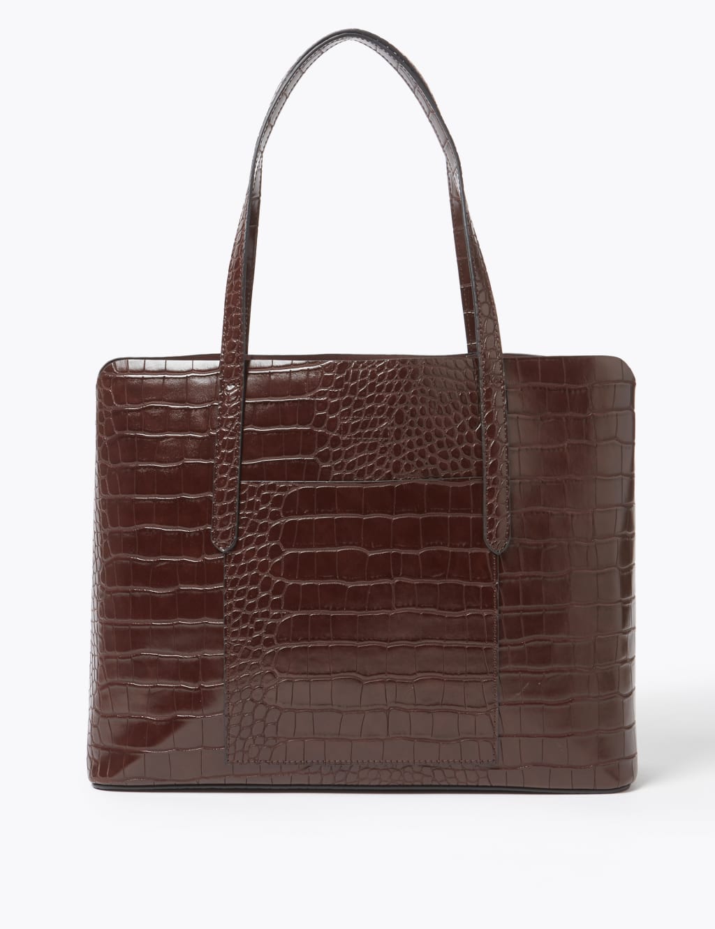 Crocodile print tote bag outlet