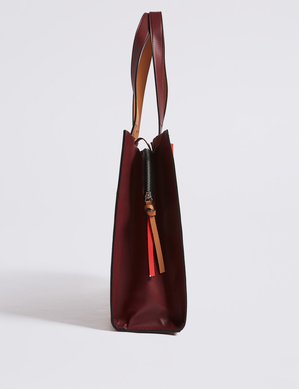 Faux Leather Laptop Tote Bag 3 of 5