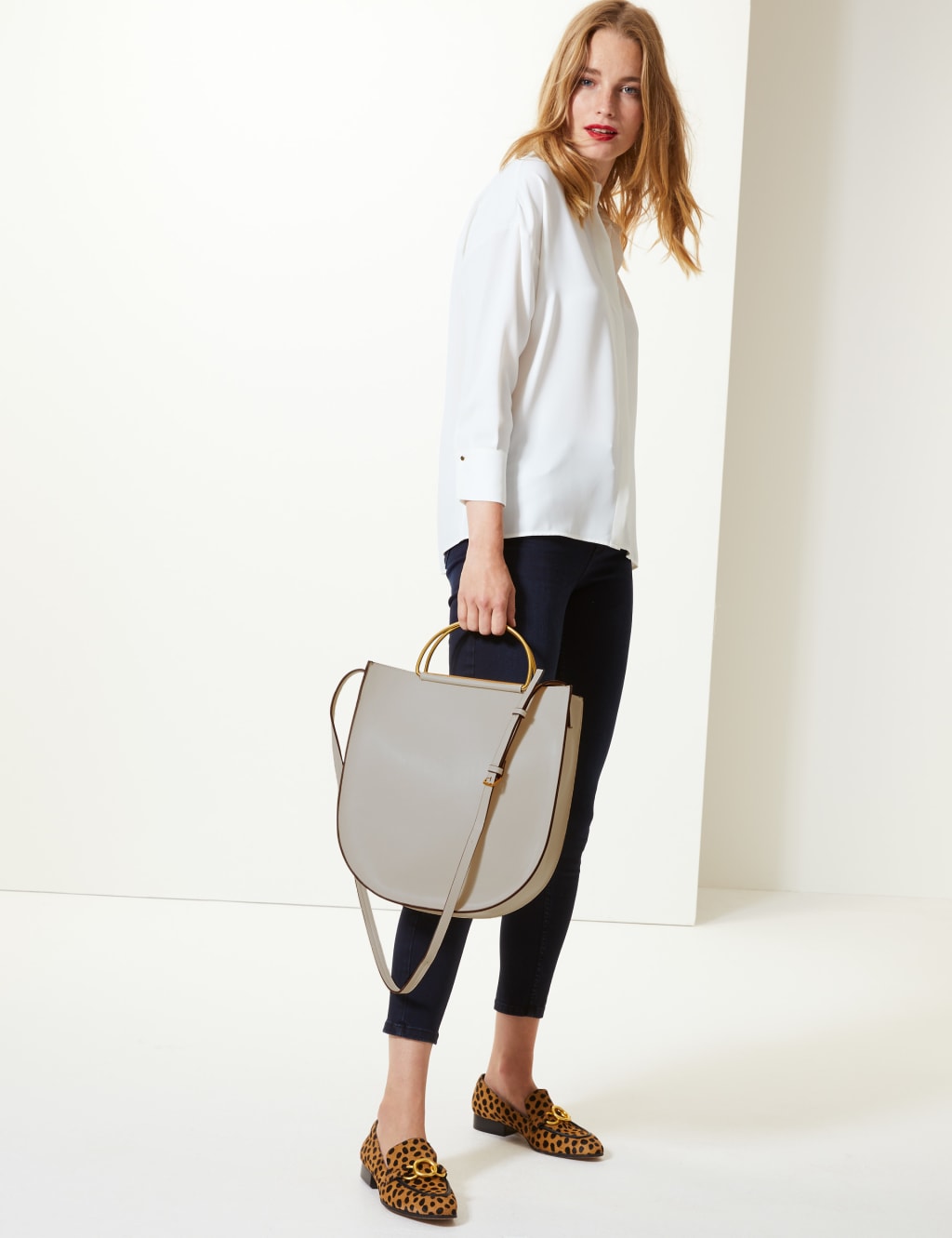 Faux Leather Tote Bag 1 of 6