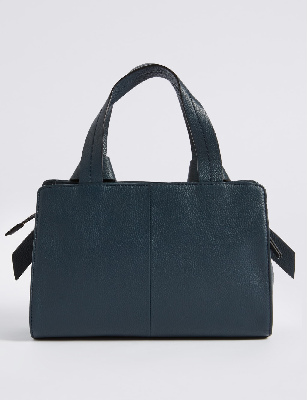 Leather Knot Detail Grab Tote Bag M S Collection M S