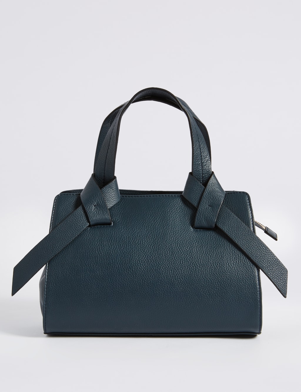 Leather Knot Detail Grab Tote Bag 2 of 5
