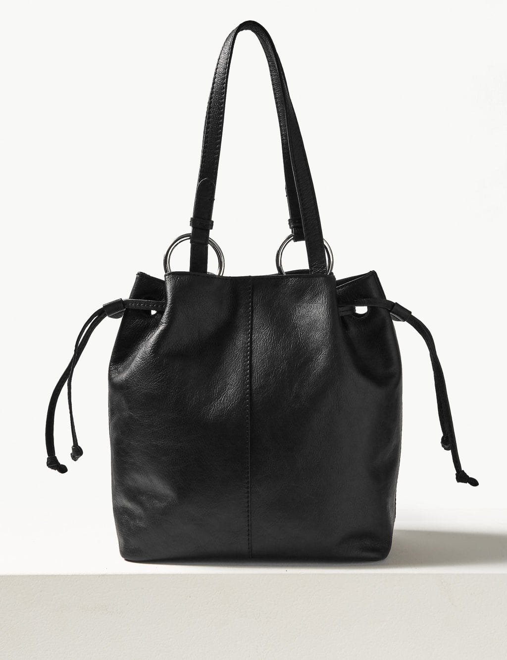 Leather Ring Shoulder Bag 4 of 6