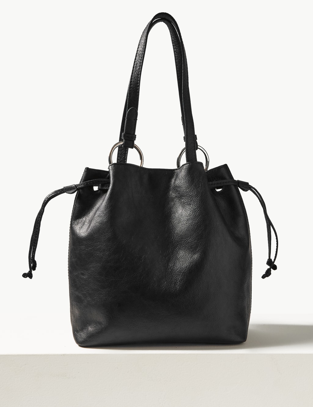 Leather Ring Shoulder Bag 2 of 6
