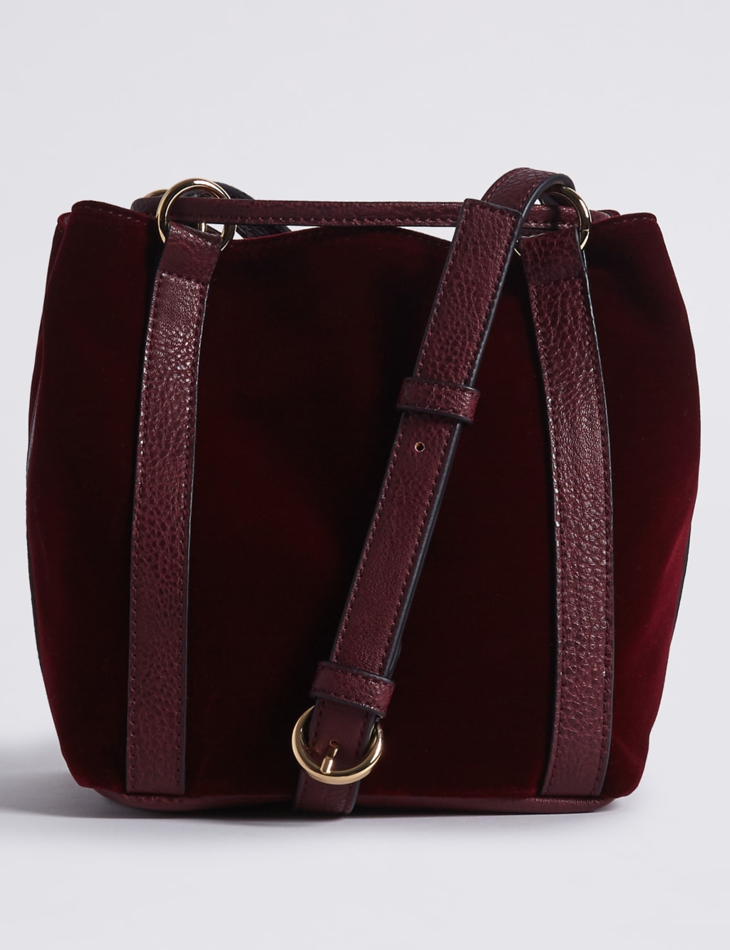Velvet duffle bag top