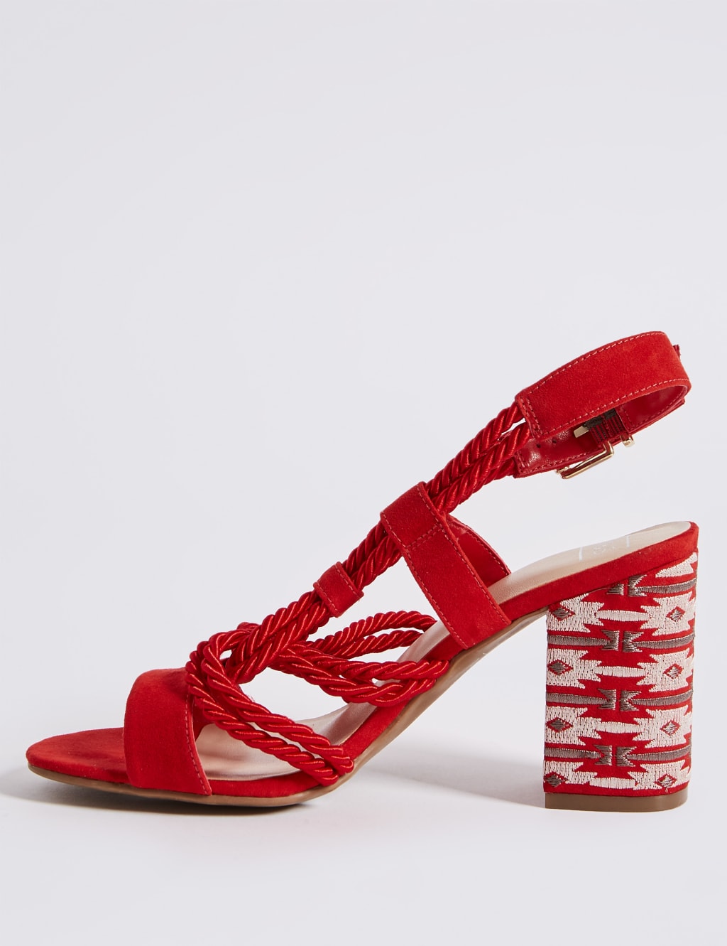 Block Heel Rope Sandals 5 of 6