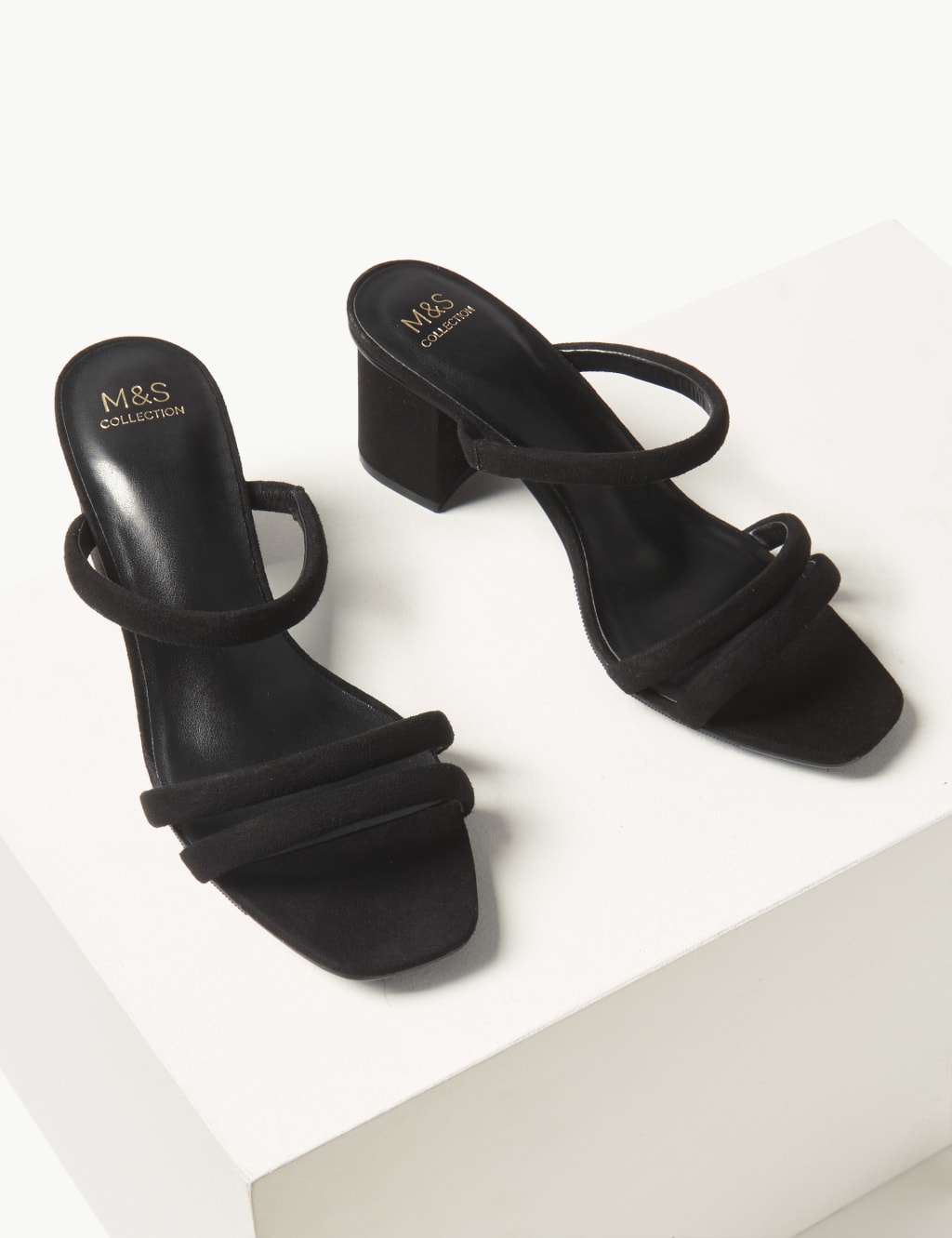 Multi Strap Mule Sandals M S Collection M S