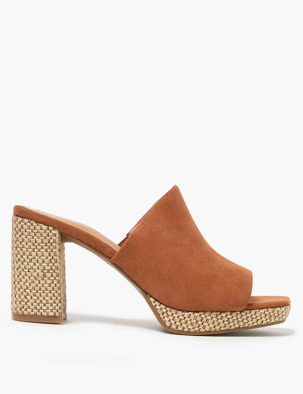 Open toe platform mules hotsell