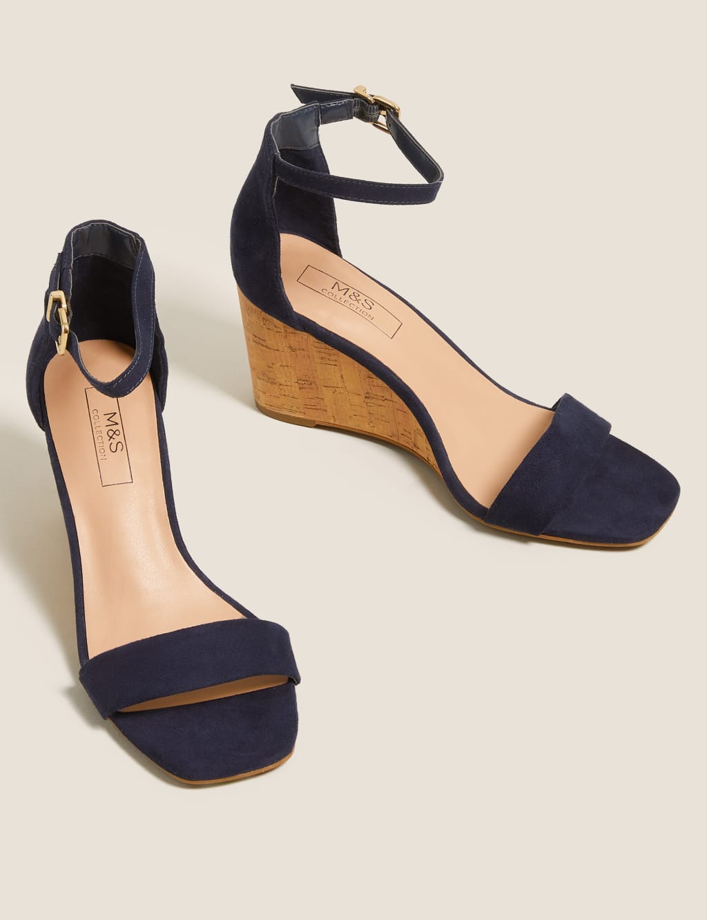 M and s wedge sandals deals