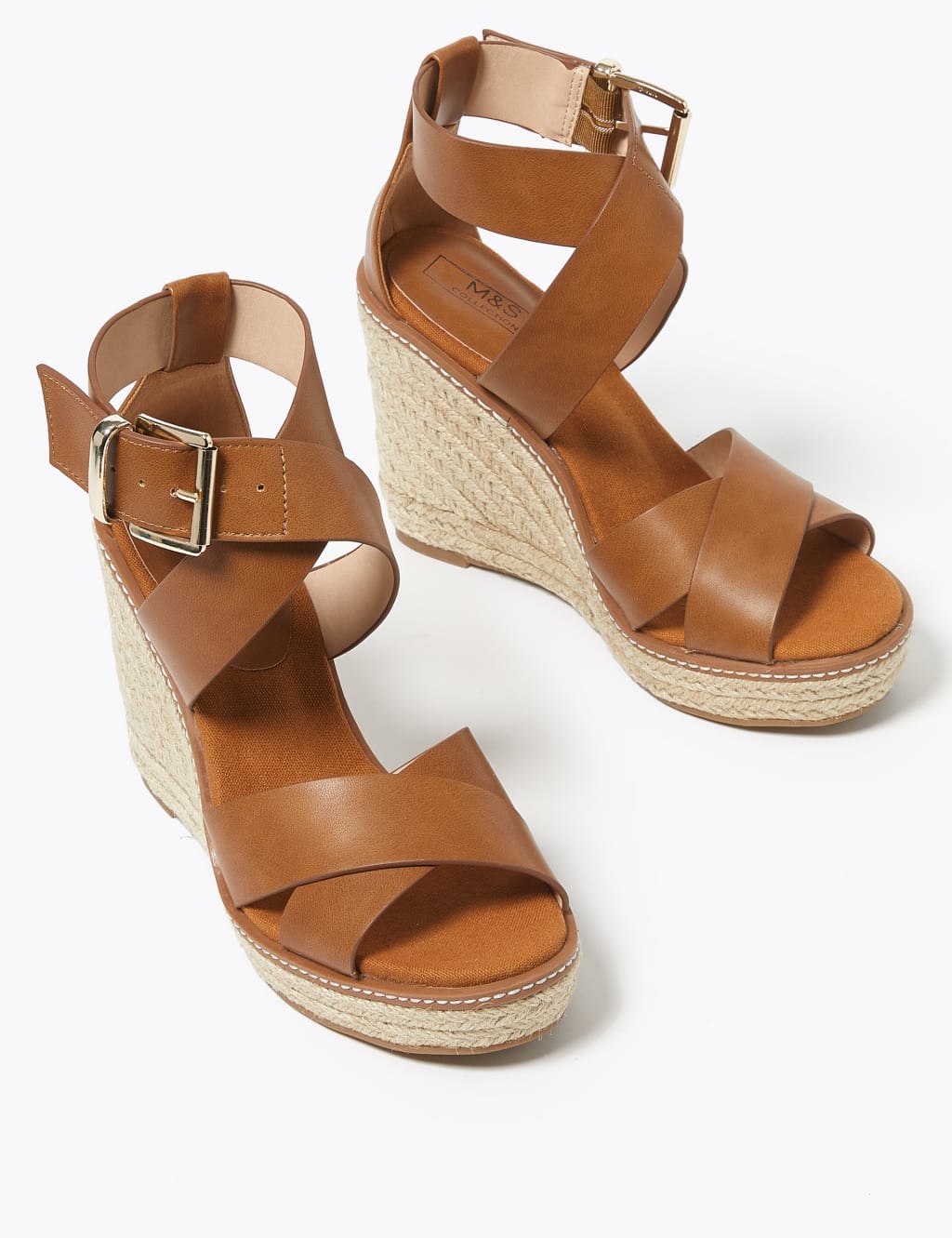 Buckle Strappy Wedge Espadrilles 2 of 4