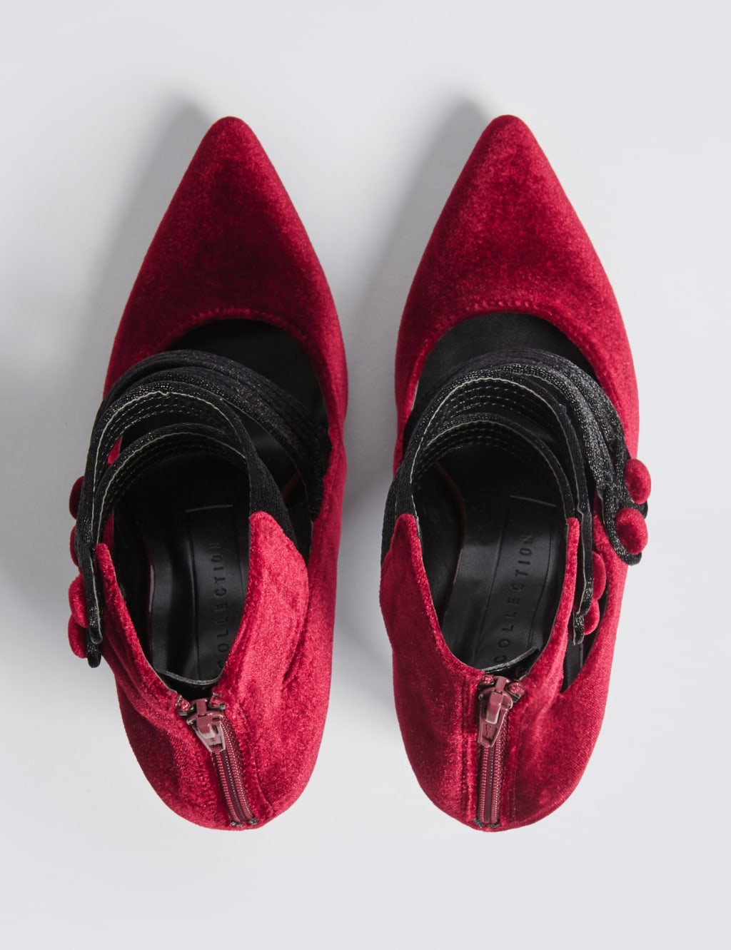 Stiletto Back Zip Court Shoes 4 of 6
