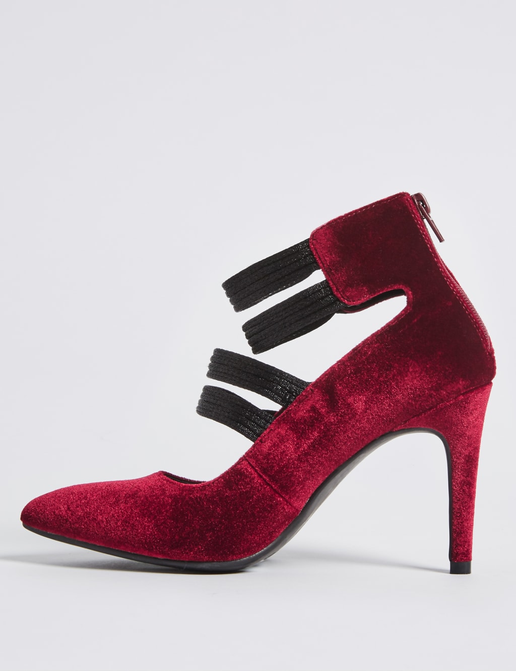 Stiletto Back Zip Court Shoes 5 of 6
