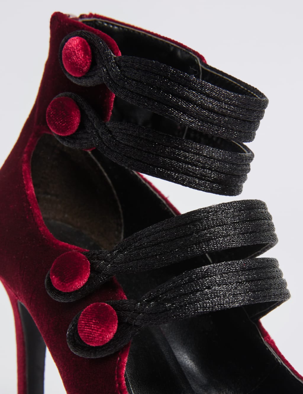 Stiletto Back Zip Court Shoes 6 of 6