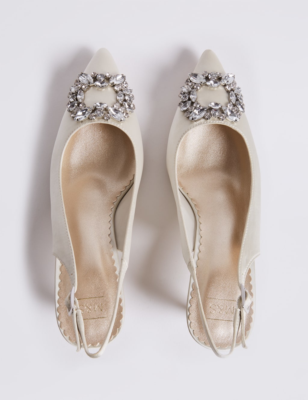 Marks and spencer jewelled kitten heels sales