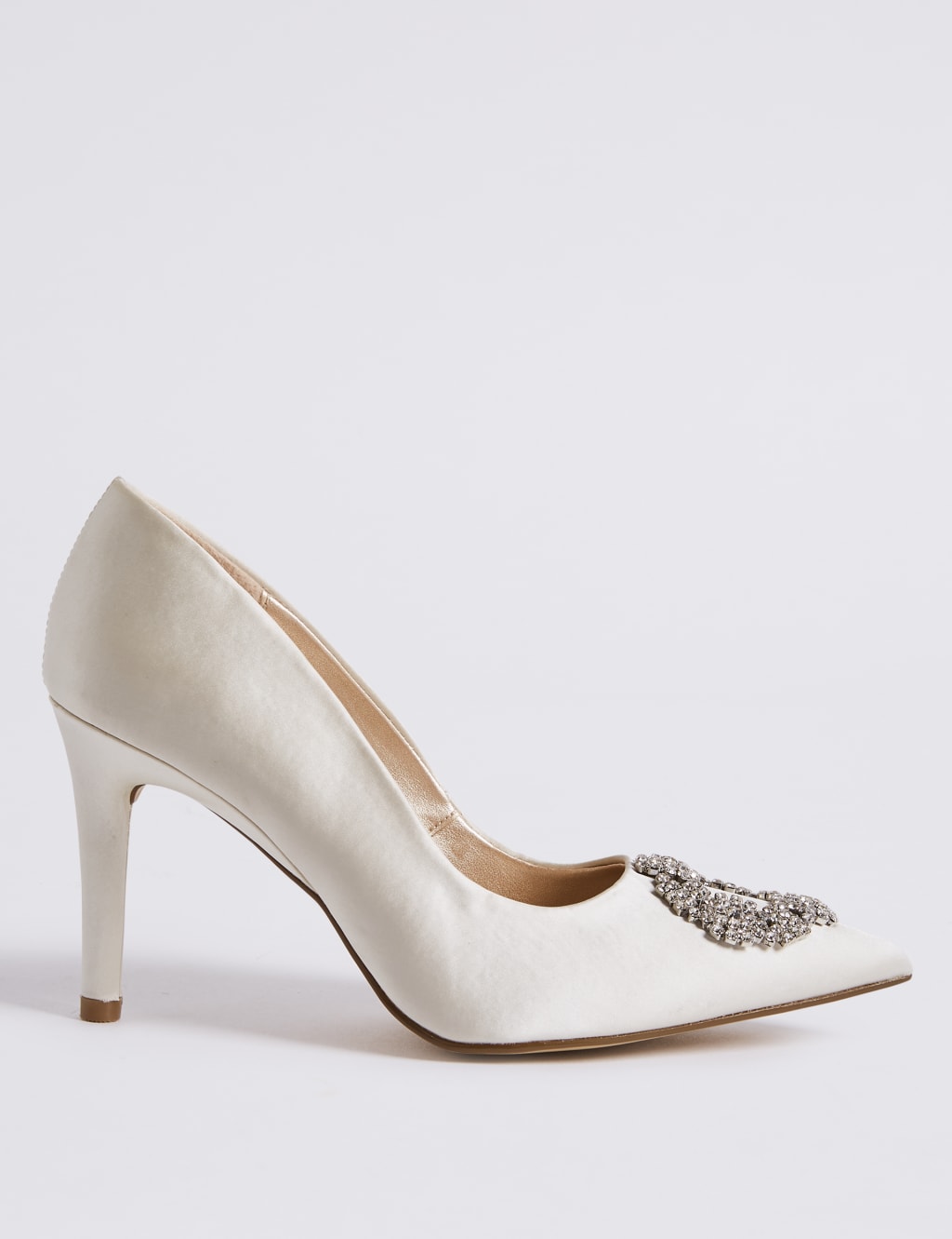 Stiletto Heel Jewel Pointed Toe Court Shoes M S Collection M S