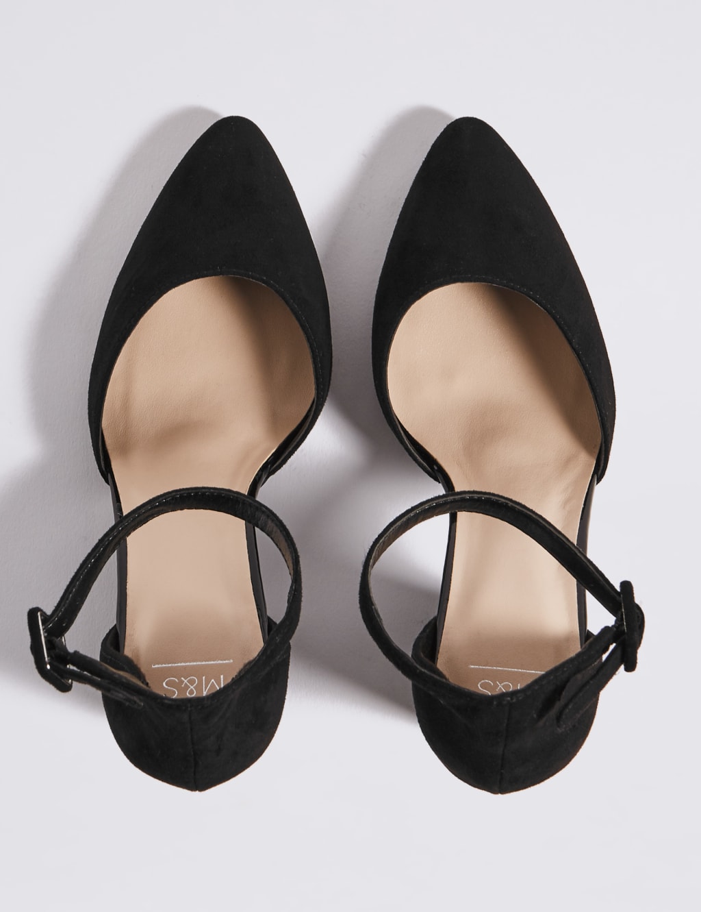 Block Heel Ankle Strap Court Shoes 4 of 6