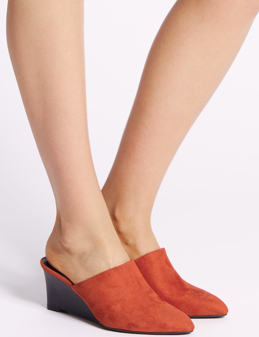 Wedge Heel Mule Shoes 1 of 6