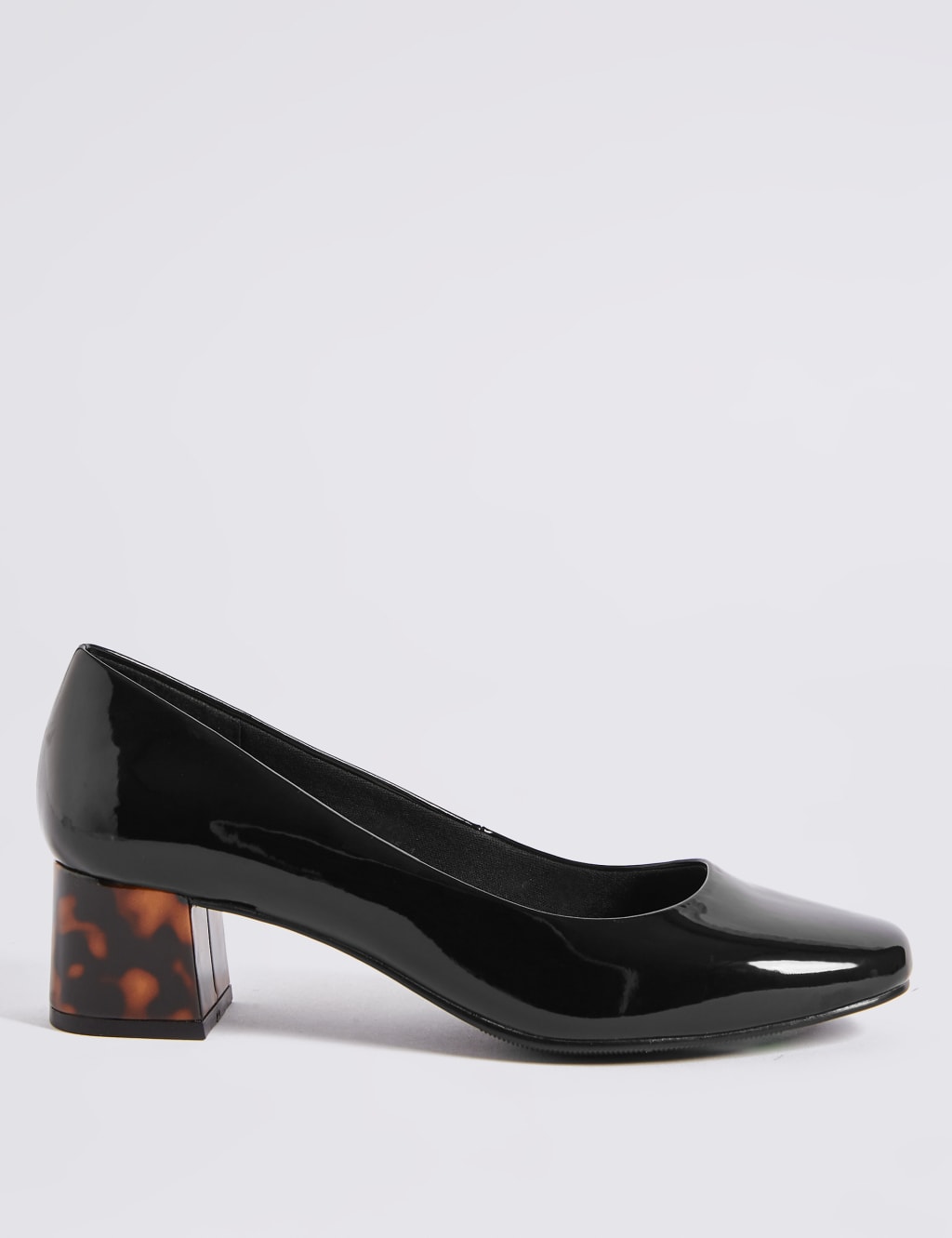 Block Heel Court Shoes 2 of 6
