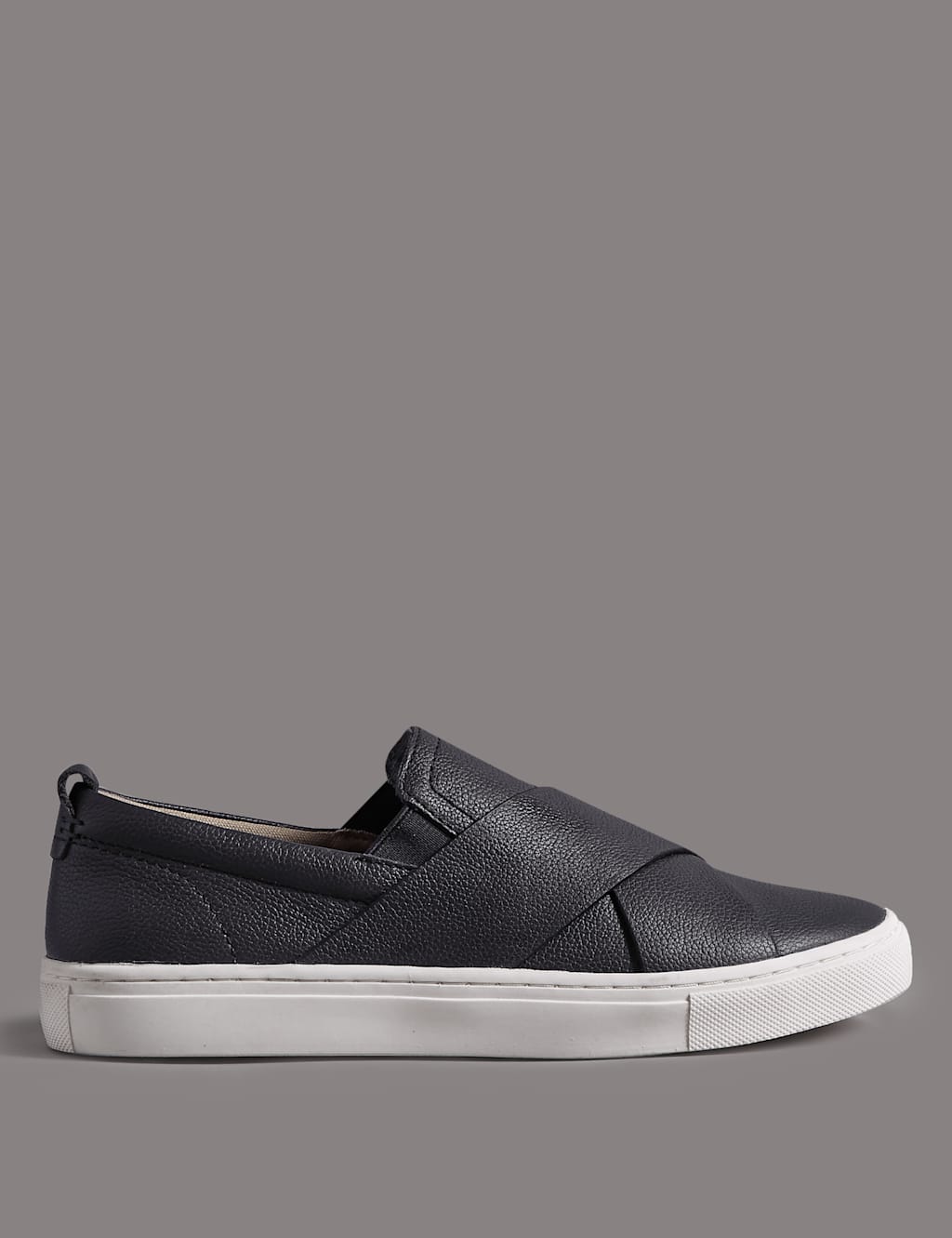 Leather Cross Strap Trainers 2 of 6