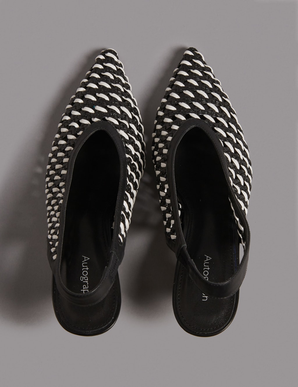 Leather Slingback Court Shoes 4 of 6