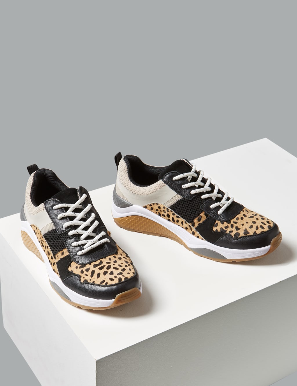 Leather Lace-up Trainers 4 of 6