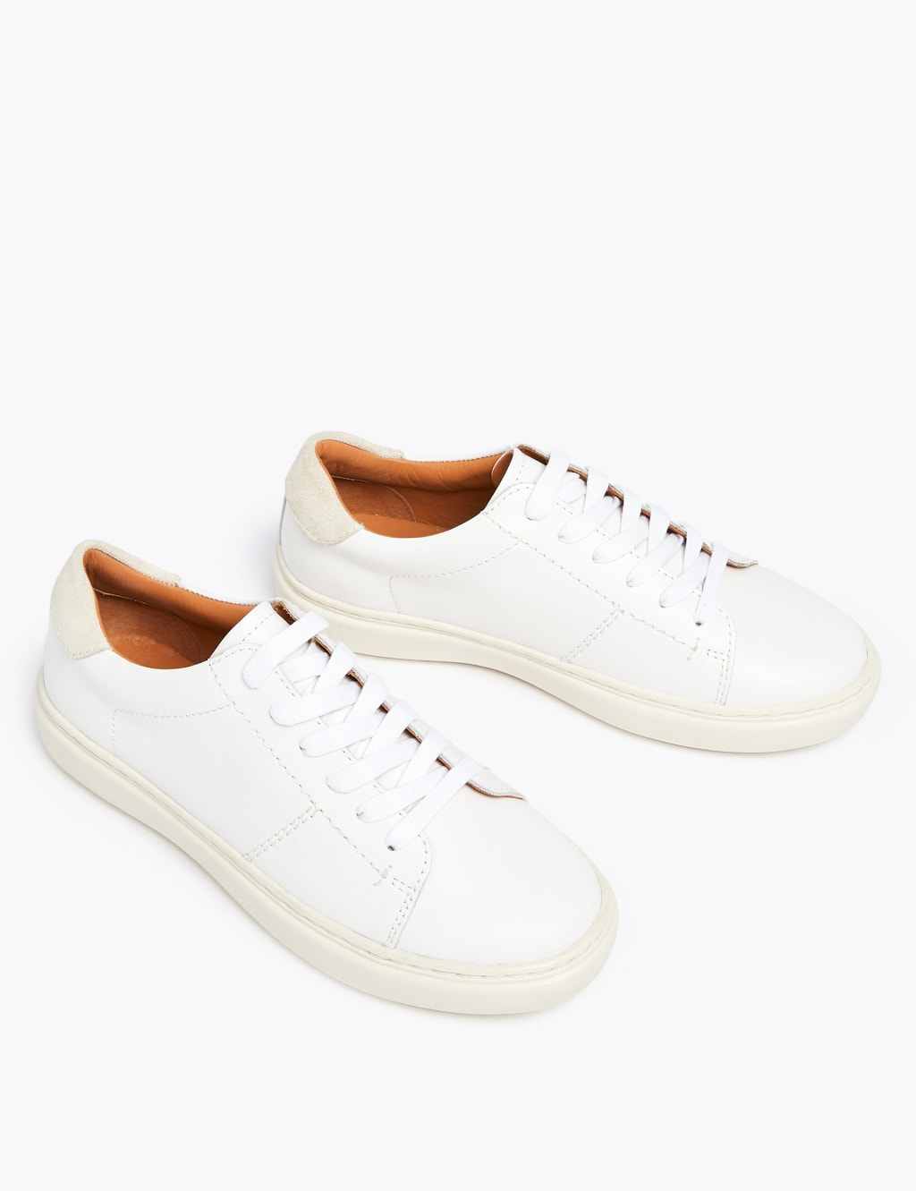 Leather Lace Up Trainers 3 of 5