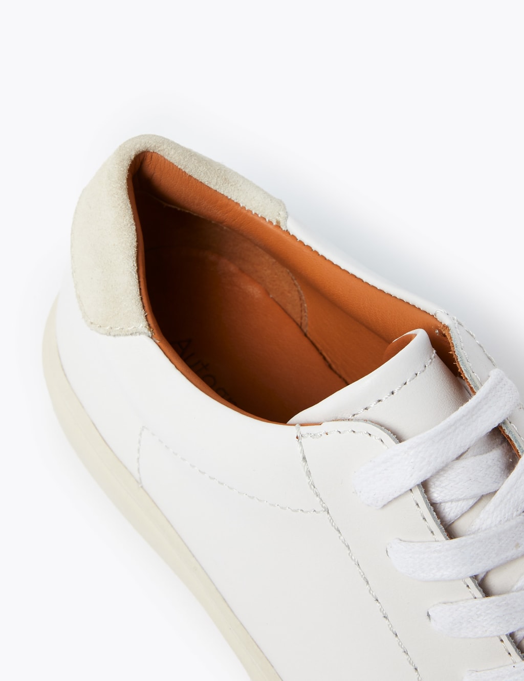 Leather Lace Up Trainers 4 of 5