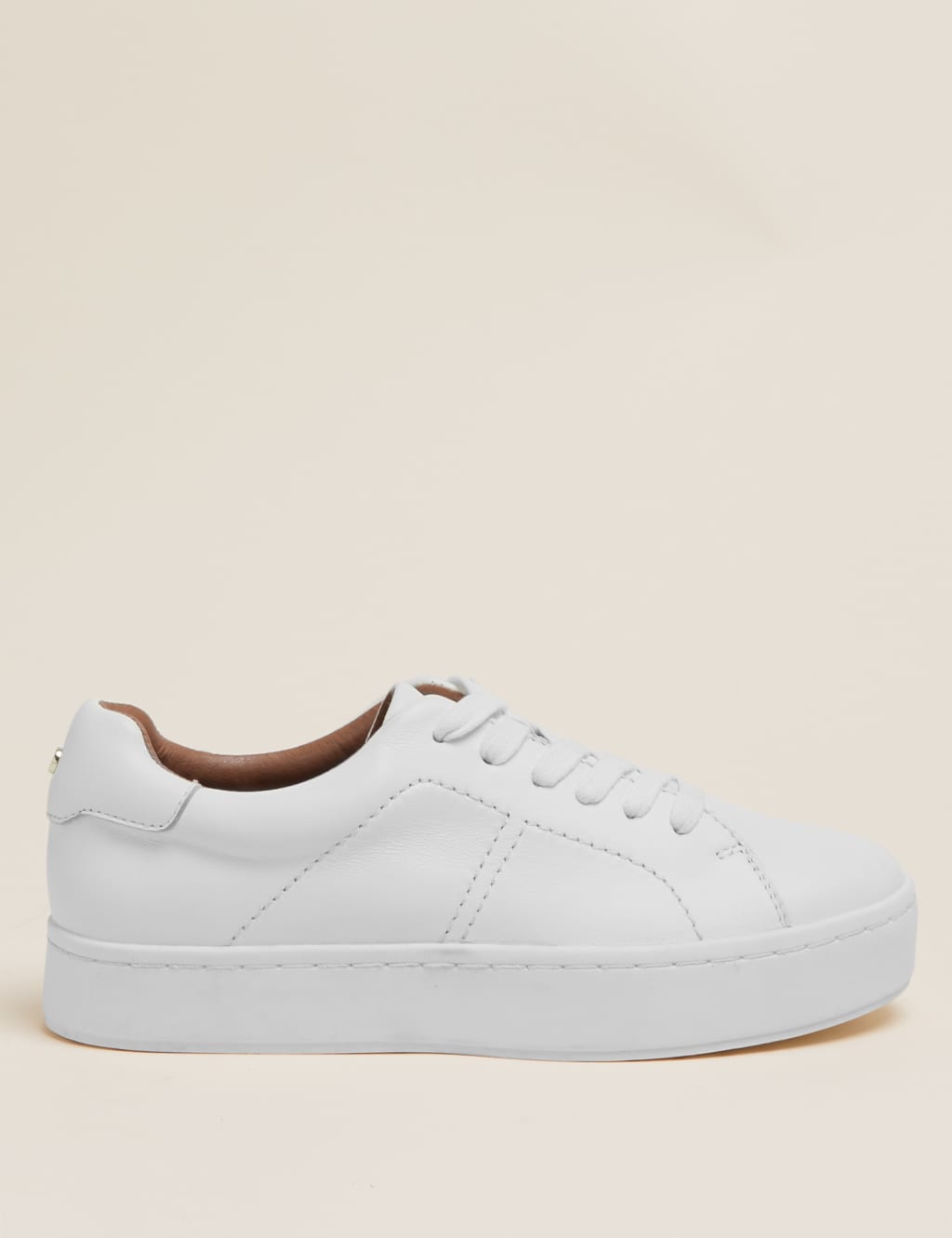 Leather Lace Up Trainers 4 of 4