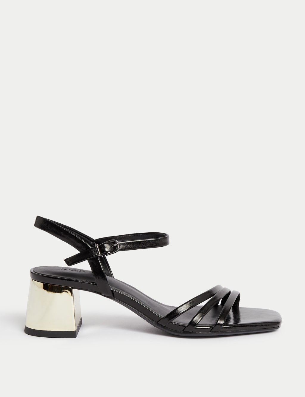 Block heel slides hot sale