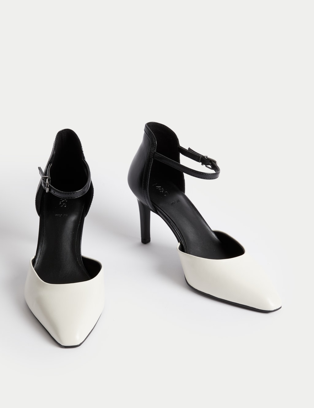 Pointed court shoes with ankle strap outlet