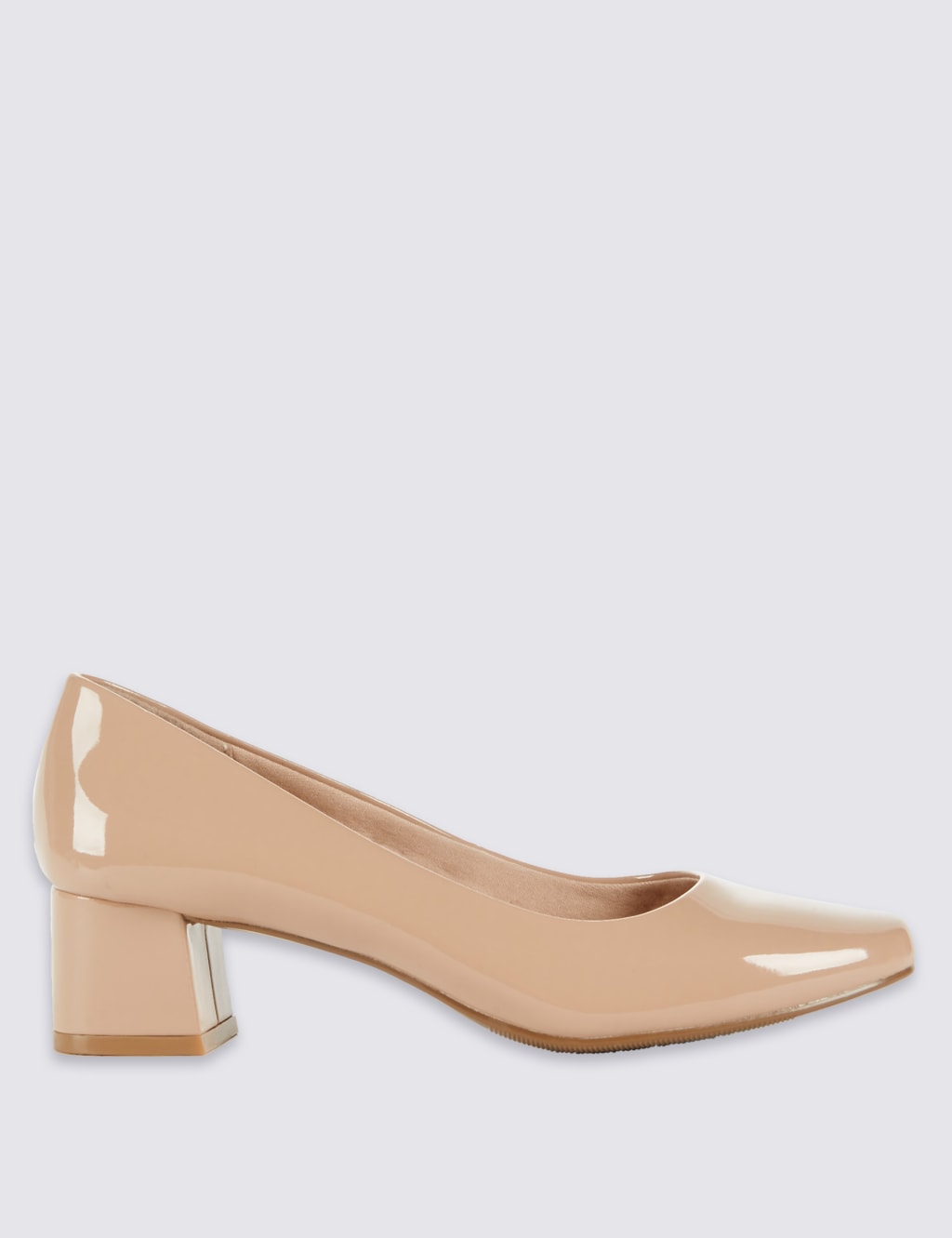 Block Heel Court Shoes 2 of 6