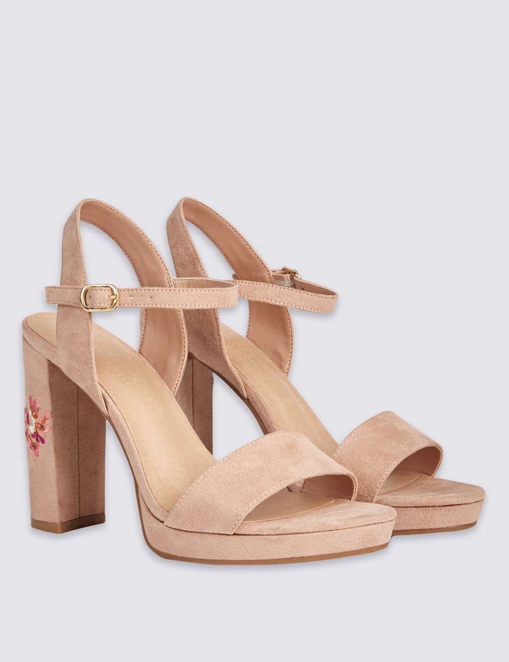 Wide Fit Angular Heel Platform Sandals 3 of 6