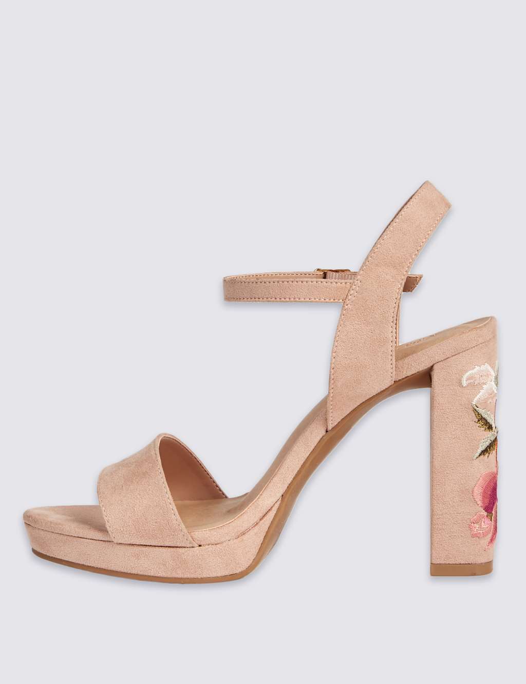 Wide Fit Angular Heel Platform Sandals 5 of 6