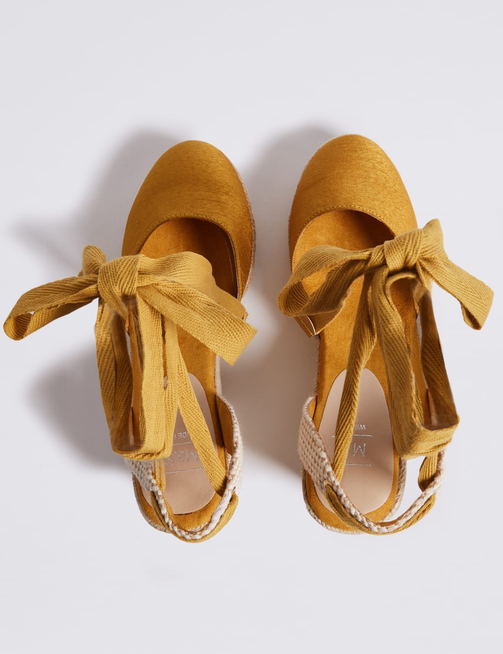 Wide Fit Wedge Heel Ankle Tie Espadrilles 4 of 6