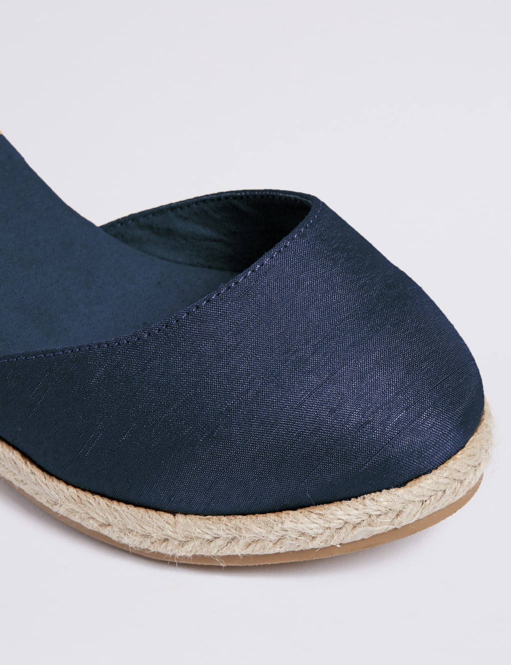 Wide Fit Wedge Heel Lace up Espadrilles M S Collection M S