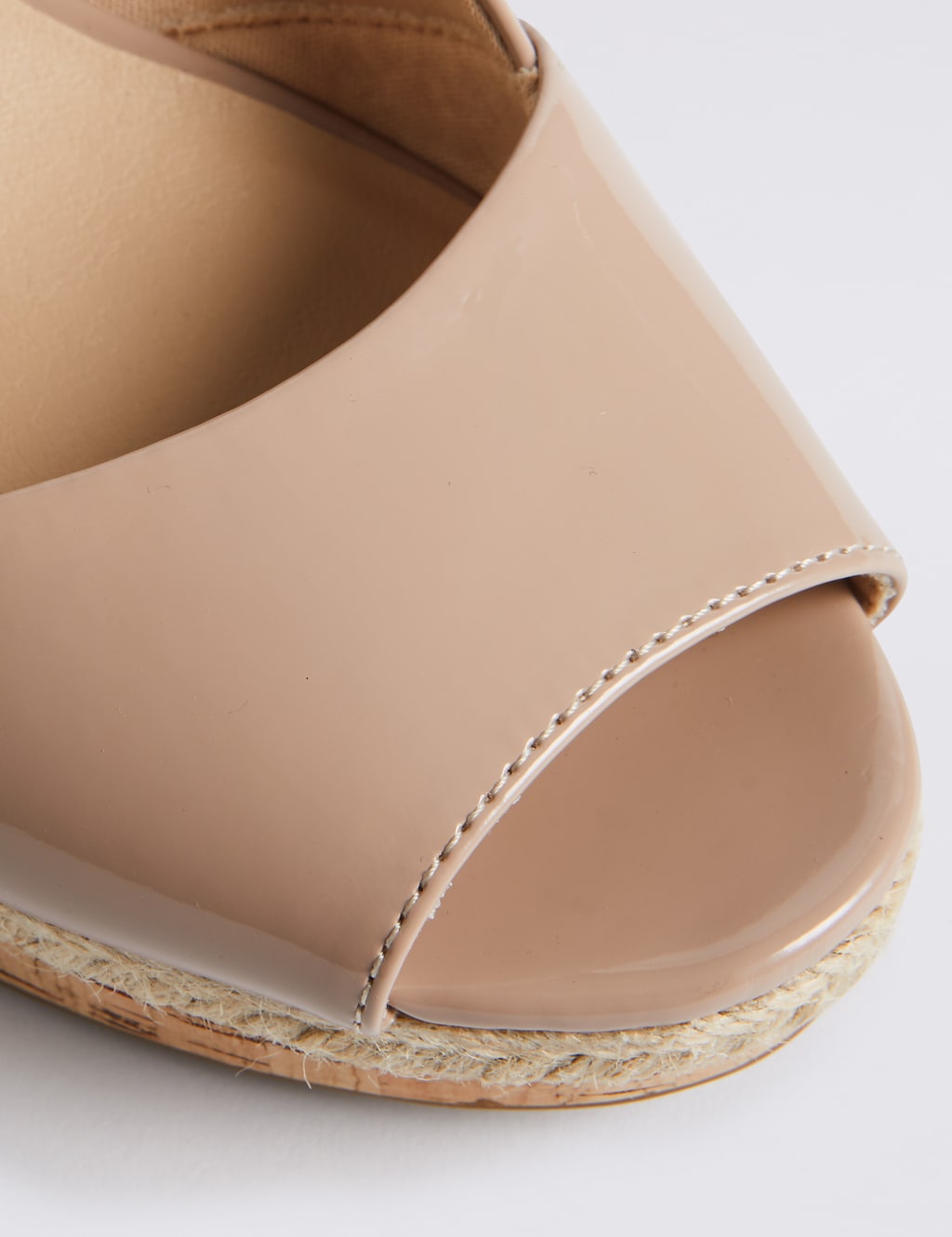Wide Fit Wedge Heel Peep Toes Espadrilles 6 of 6