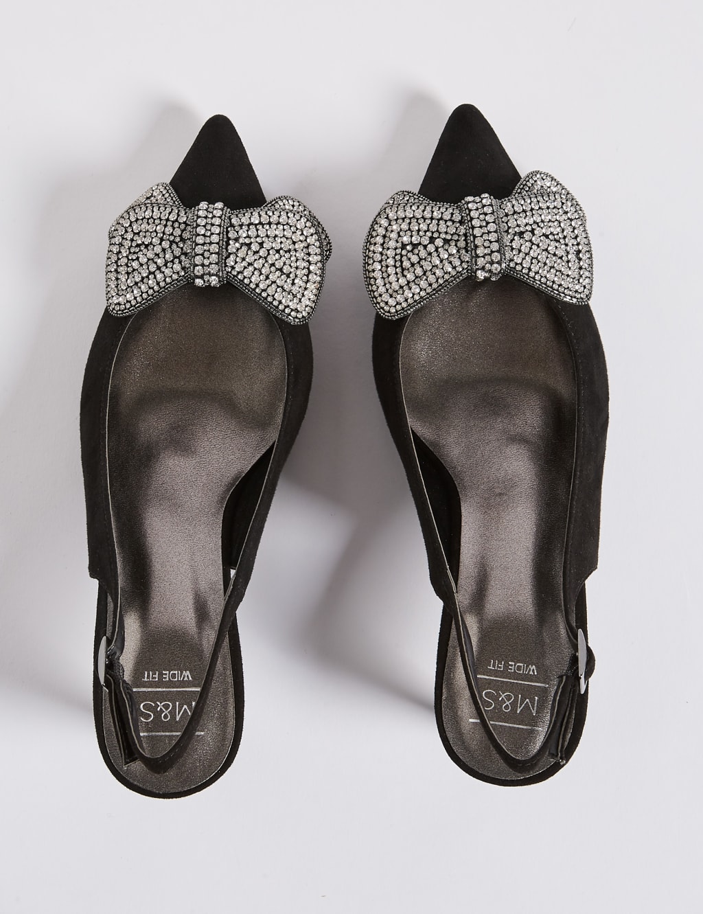 Marks and spencer jewelled kitten heels online