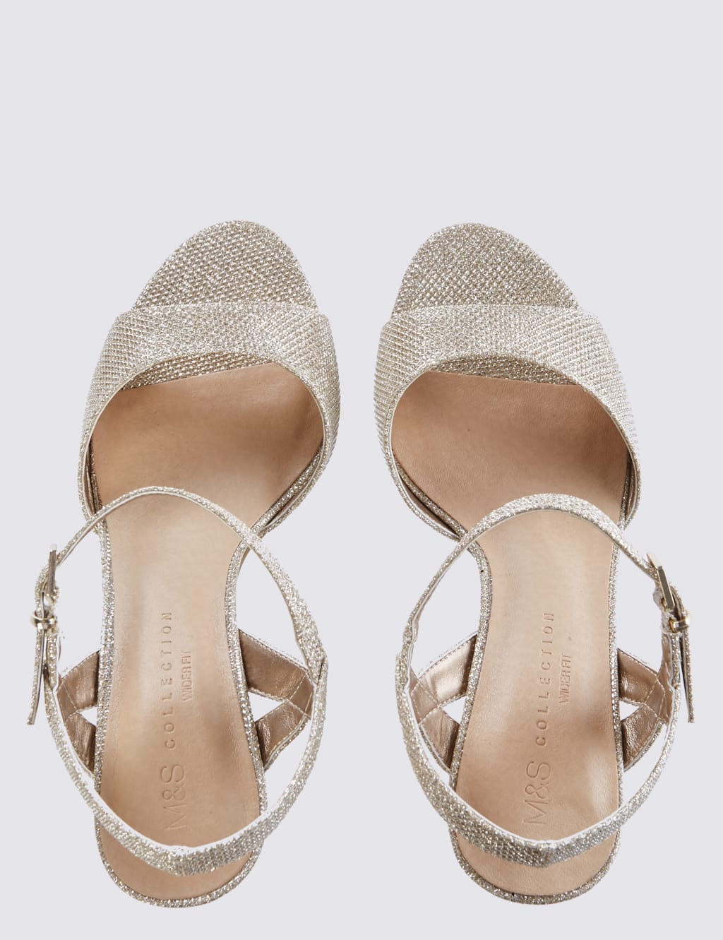 Wide Fit Stiletto Twist Detail Sandals 4 of 6