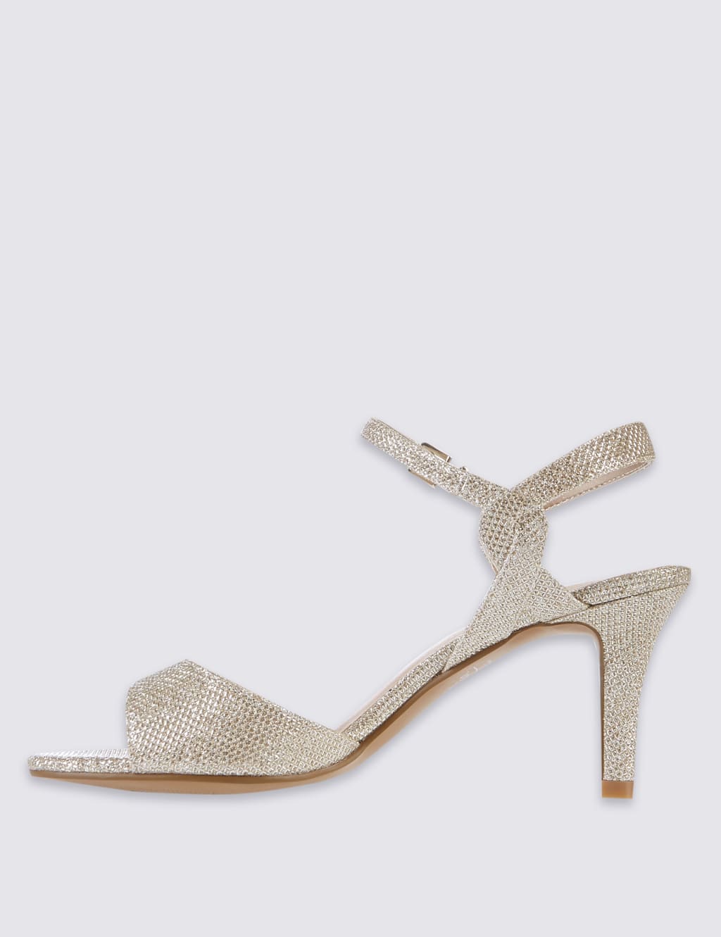 Wide Fit Stiletto Twist Detail Sandals 5 of 6