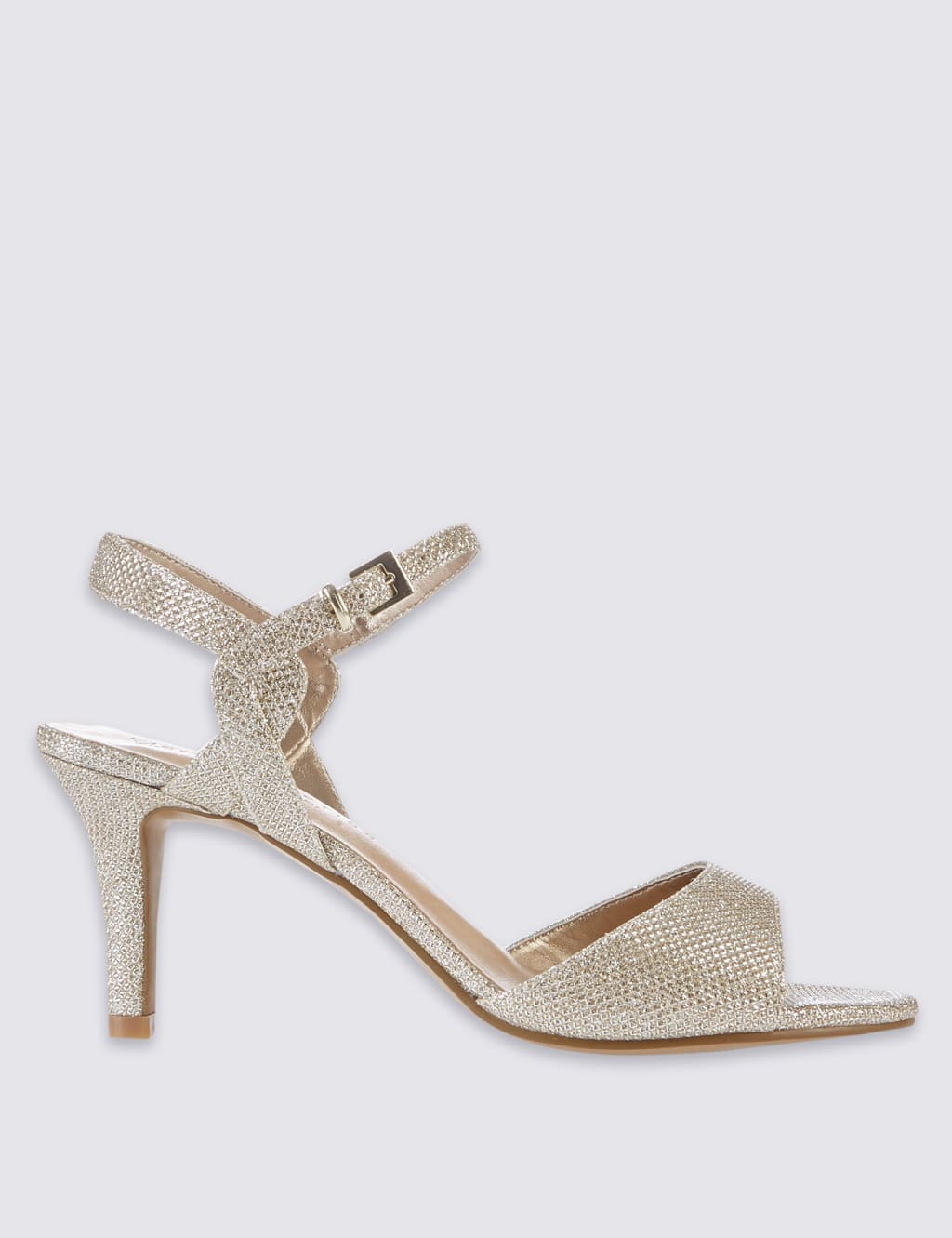 Wide Fit Stiletto Twist Detail Sandals 2 of 6