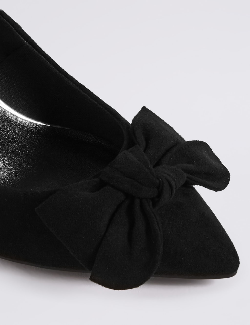 Extra Wide Fit Stiletto Heel Bow Court Shoes 6 of 6