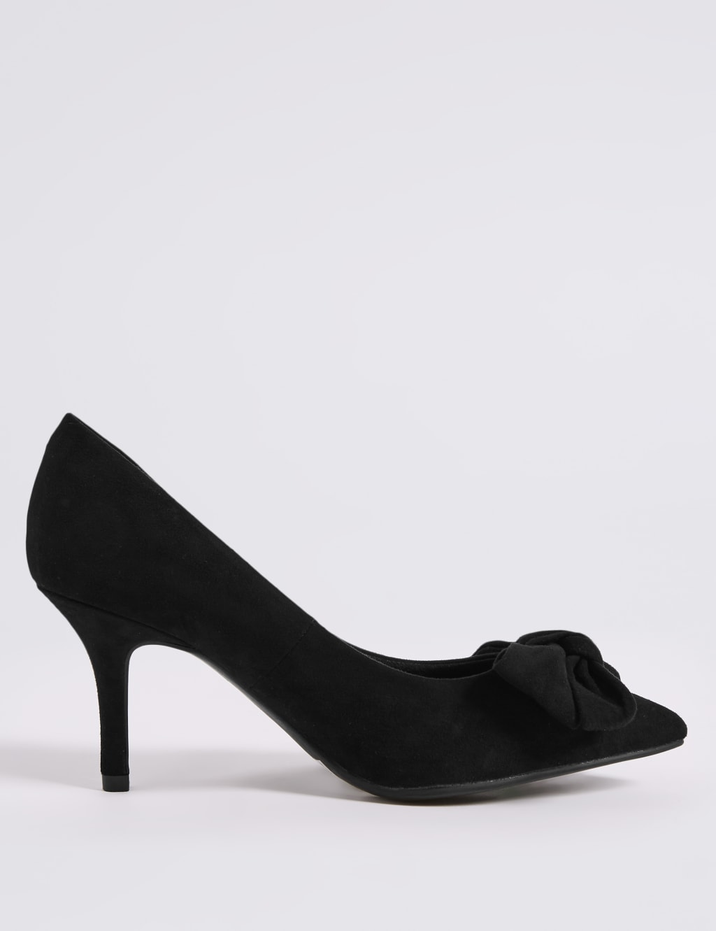 Extra Wide Fit Stiletto Heel Bow Court Shoes 2 of 6