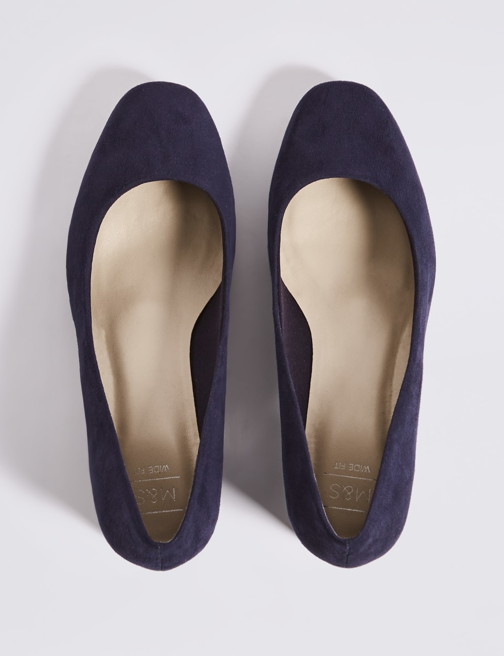 Wide Fit Block Heel Court Shoes 4 of 6