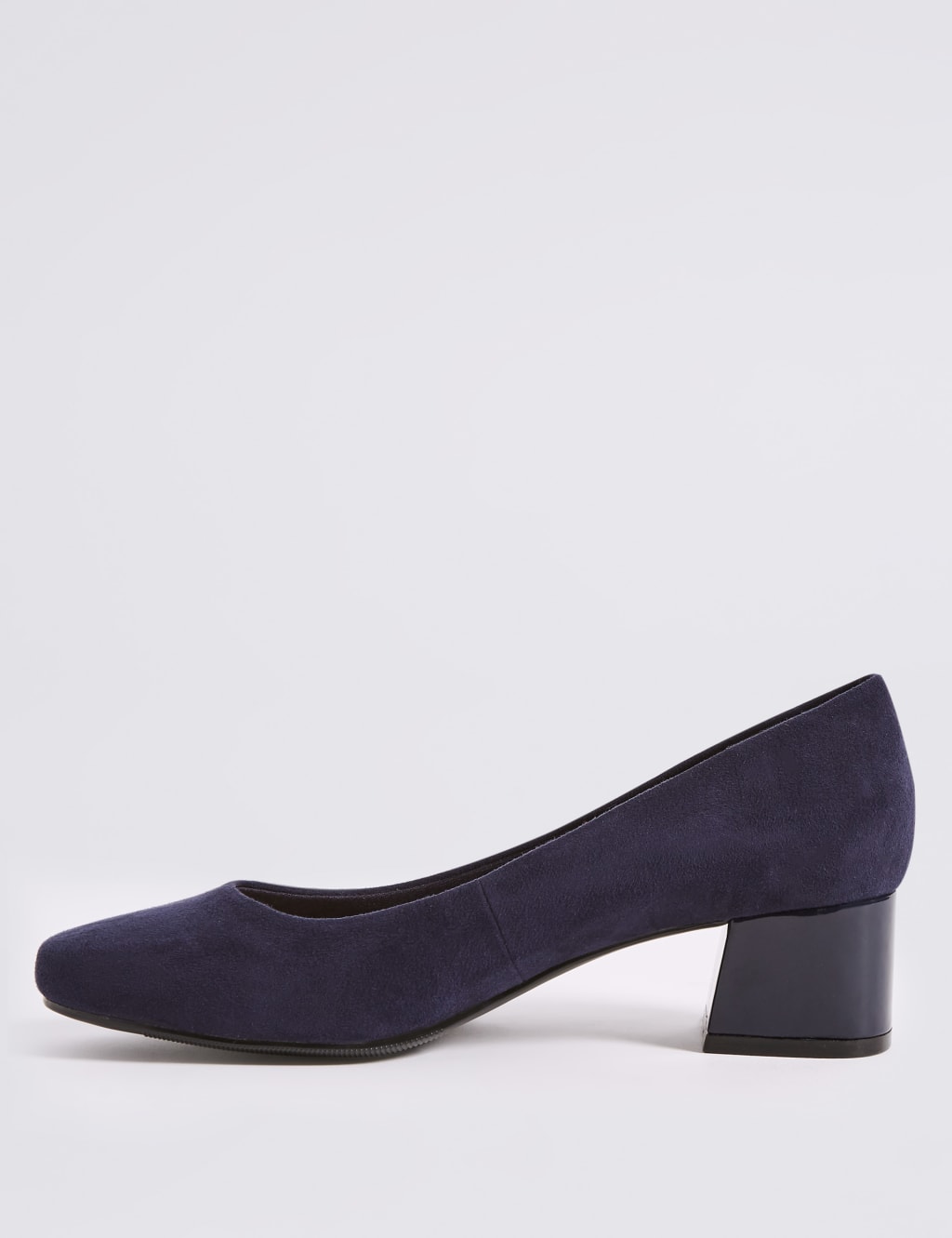 Wide Fit Block Heel Court Shoes 5 of 6