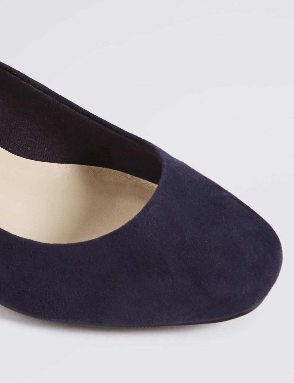 Wide Fit Block Heel Court Shoes 6 of 6
