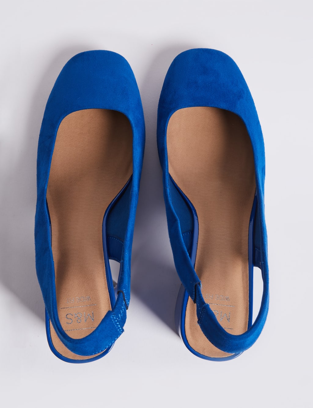 Wide fit blue shoes discount