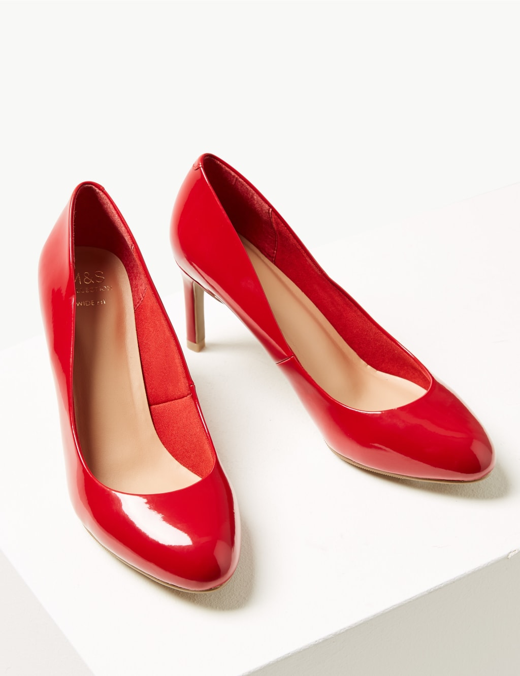 Wide Fit Stiletto Heel Court Shoes 3 of 6