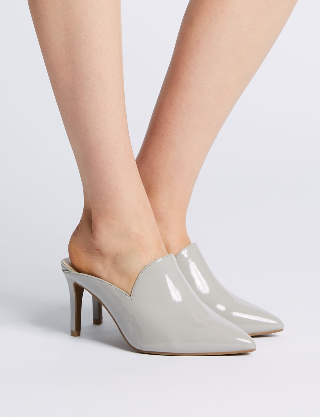 Extra Wide Fit Stiletto Heel Mule Shoes M S Collection M S
